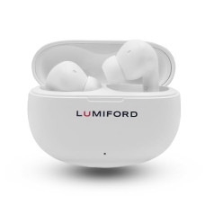 Deals, Discounts & Offers on Headphones - LUMIFORD Max T75 True Wireless Earbuds, Smart Touch Control, 13mm Extra Bass Driver, 30Hours Playtime, Splash-Proof Earbuds, Secure-Fit & Type-C Charging Port (White)