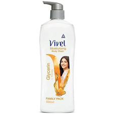 Deals, Discounts & Offers on  - VIVEL Body Wash, Glycerin & Honey, Moisturising Shower Gel, For Glowing skin, 500ml Pump, For women and men, Natural