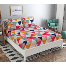Deals, Discounts & Offers on  - ENGUNIAS Present 260TC King Collection 3D Supersoft Bedsheet