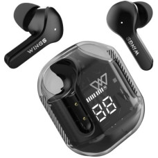 Deals and Offers on - Wings Phantom 345 with Low Latency 40ms, App Support, 50Hr Playtime, Quad ENC Mic Bluetooth Headset(Black, In the Ear) Deals, Discounts & Offers on - Wings Phantom 345 with Low Latency 40ms, App Support, 50Hr Playtime, Quad ENC Mic Bluetooth Headset(Black, In the Ear)