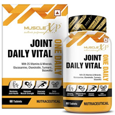 Deals and Offers on - MuscleXP MultiVitamin Joint One Daily Vital with Glucosamine, Chondroitin, Curcumin 95% - 60 Tablets Deals, Discounts & Offers on - MuscleXP MultiVitamin Joint One Daily Vital with Glucosamine, Chondroitin, Curcumin 95% - 60 Tablets