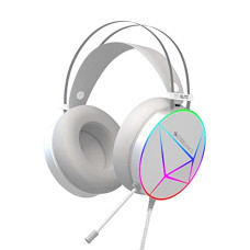 Deals and Offers on - Zebronics Zeb-Blitz USB Gaming Wired Over Ear Headphones with Dolby Atmos, RGB LED, Windows Software, Simulated 7.1 Surround Sound, 2.4 Meter Braided Cable, Flexible mic, Ear Cushions with mic (White) Deals, Discounts & Offers on - Zebronics Zeb-Blitz USB Gaming Wired Over Ear Headphones with Dolby Atmos, RGB LED, Windows Software, Simulated 7.1 Surround Sound, 2.4 Meter Braided Cable, Flexible mic, Ear Cushions with mic (White)