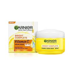 Deals and Offers on - Garnier Skin Naturals, Day Cream, Brightening & Protects Skin from Sun, Bright Complete Vitamin C Serum Cream, 45 g Deals, Discounts & Offers on - Garnier Skin Naturals, Day Cream, Brightening & Protects Skin from Sun, Bright Complete Vitamin C Serum Cream, 45 g