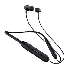 Deals, Discounts & Offers on Headphones - Portronics Harmonics Z7 Bluetooth Wireless in Ear Earphones with Upto 40 Hours Playback, 10mm Dynamic Driver, Gaming Mode, High Bass, IPX4 Water and Sweat Resistant, Type C Fast Charging(Black)