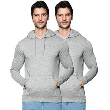 Deals, Discounts & Offers on Men - OOBANI Men's Cotton Hooded Neck Sweatshirt