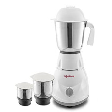 Deals, Discounts & Offers on  - Lifelong LLMG45 Power Pro 500-Watt Mixer Grinder with 3 Jars (Liquidizing, Wet Grinding and Chutney Jar), Stainless Steel blades, 1 Year Warranty (White/Grey)