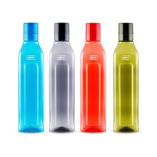 Deals, Discounts & Offers on  - Sky Miami Unbreakable PET Water Bottle, Set of 4, 1000 ml, Multicolor