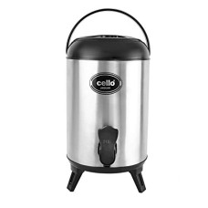 Deals and Offers on - Cello Jaguar Stainless Steel Water Jug, 8Ltr, Black Deals, Discounts & Offers on - Cello Jaguar Stainless Steel Water Jug, 8Ltr, Black