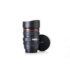 Deals and Offers on - Primelife Plastic Camera Lens Shaped Coffee Mug With Lid, 350ml (Black) Deals, Discounts & Offers on - Primelife Plastic Camera Lens Shaped Coffee Mug With Lid, 350ml (Black)