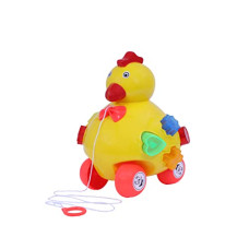 Deals, Discounts & Offers on  - Toyzone Hen Pull Along-71525 | Infant and Pre-School Toy | Free Wheel Toy | Early Age Development Toys