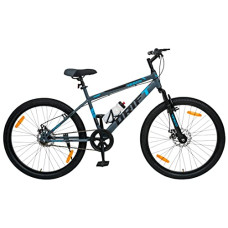 Deals, Discounts & Offers on  - VESCO Drift 26 Inch 26T Single Speed Mountain Road Cycle | 18 Inches Frame | Steel Rim | 85% Assembled, Grey-Blue, Ideal