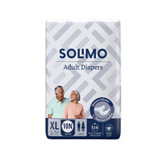Deals, Discounts & Offers on  - Amazon Brand - Solimo Adult Diapers Tape Style- XL, Pack of 10