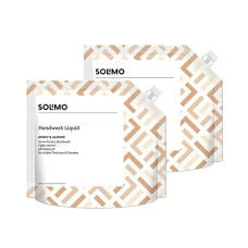 Deals, Discounts & Offers on Health & Personal Care - Amazon Brand - Solimo Handwash Liquid Refill, Honey Almond - 1500 ml X 2