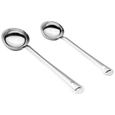 Deals and Offers on - Amazon Brand - Solimo Stainless Steel Basting/Serving Ladle Set (2 pieces) Deals, Discounts & Offers on - Amazon Brand - Solimo Stainless Steel Basting/Serving Ladle Set (2 pieces)