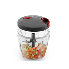 Deals, Discounts & Offers on  - Pigeon by Stovekraft Handy Chopper - Stainless Steel Blades, Plastic Body, XL, BPA Free, Versatile Usage, 900 ml 14647 Grey