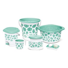 Deals and Offers on - Milton Duplex Spa 6 Pieces Round Printed Bathroom Set, Plastic Deals, Discounts & Offers on - Milton Duplex Spa 6 Pieces Round Printed Bathroom Set, Plastic