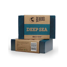 Deals and Offers on - Beardo Deep Sea Brick Soap - 125G | With Energizing Oceanic fragrence| Brick Soap Deals, Discounts & Offers on - Beardo Deep Sea Brick Soap - 125G | With Energizing Oceanic fragrence| Brick Soap