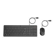 Deals and Offers on - HP 150 Wired Keyboard and Mouse Combo with Instant USB Plug-and-Play Setup, 12 Shortcut Keys, 6 Adjustable Slope Keyboard and 1600 DPI Optical Sensor Mouse (3-Years Warranty, 240J7AA) Deals, Discounts & Offers on - HP 150 Wired Keyboard and Mouse Combo with Instant USB Plug-and-Play Setup, 12 Shortcut Keys, 6 Adjustable Slope Keyboard and 1600 DPI Optical Sensor Mouse (3-Years Warranty, 240J7AA)