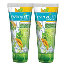 Deals and Offers on Beauty Care - Everyuth Anti-Acne Anti Marks Tulsi Turmeric Face Wash Pack of 2 Deals, Discounts & Offers on Beauty Care - Everyuth Anti-Acne Anti Marks Tulsi Turmeric Face Wash Pack of 2