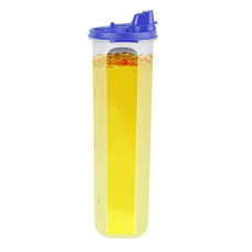 Deals and Offers on - SIMPARTE Air-Tight & Leak Proof Plastic Oil Pourer Sauces, Olive & Refined Oils, Easy Flow, Kitchen Storage Boxes BPA Free, Refrigerator Safe, Blue (Set of 1, 1100ml) Deals, Discounts & Offers on - SIMPARTE Air-Tight & Leak Proof Plastic Oil Pourer Sauces, Olive & Refined Oils, Easy Flow, Kitchen Storage Boxes BPA Free, Refrigerator Safe, Blue (Set of 1, 1100ml)