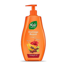 Deals, Discounts & Offers on Beauty Care - Nyle Naturals Damage Repair Shampoo | Hair Repair Shampoo | With Papaya, Hibiscus and Shikakai | Gentle & Soft Formulation For Men & Women, 800ml
