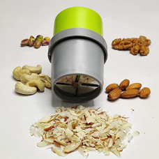 Deals, Discounts & Offers on  - AXN Fruit Cutter, Slicer, Grinder, Chocolate Cutter and Butter Slicer with 3 in 1 Blade, Almonds, Cashews- Color May Vary (Pack of 1, Plastic)