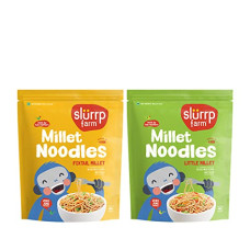 Deals, Discounts & Offers on  - Slurrp Farm No Maida Millet Noodles Pack of 2- 192g Each