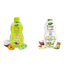 Deals, Discounts & Offers on Baby Care - Dabur Baby Wash: Gentle Nourishing babywash enriched with baby loving ayurvedic herbs- 200ml & Dabur Baby Powder: Refreshing Baby Powder Enriched with baby loving Ayurvedic Herbs- 300g