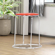 Deals, Discounts & Offers on Furniture - Da URBAN DISC | Multi Purpose | Stack Stool (Red) (1 pc)