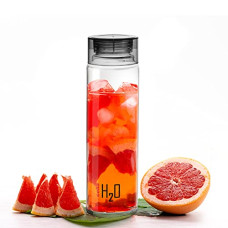 Deals and Offers on - Cello H2O Glass Fridge Water Bottle with Plastic Cap, 920ml, Black, Set of 1 Deals, Discounts & Offers on - Cello H2O Glass Fridge Water Bottle with Plastic Cap, 920ml, Black, Set of 1