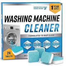 Deals, Discounts & Offers on  - Washing Machine Cleaner Tablet Descaling Powder Tablets, washing machine deep cleaner, Deep Cleaner Tablet All Companys Front nd Top Load Machine (24 pcs)
