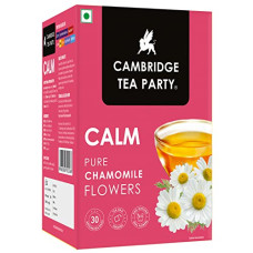 Deals and Offers on - Cambridge Tea Party Calm 30 Tea Bags, Pure Chamomile Flower, Infusion Tea Tisane (sleep, relax, digestion, weight loss, slim) Deals, Discounts & Offers on - Cambridge Tea Party Calm 30 Tea Bags, Pure Chamomile Flower, Infusion Tea Tisane (sleep, relax, digestion, weight loss, slim)