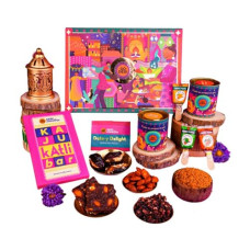 Deals, Discounts & Offers on  - GO DESi Premium Indian Sweets Diwali Gift Pack Hamper Box | Diwali gifts for family and friends | Corporate Diwali Gifts