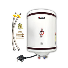 Deals, Discounts & Offers on  - FREE WATER HEATER Rod ACTIVA Storage 25 LTR 5 Stars 2 KVA Geyser with Special Anti Rust Coating Metal Body, HD ISI Element Hotline/Crystal Ivory with Free Installation Kit and adjustable outer thermostat 5 Years warranty
