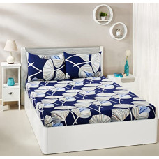 Deals and Offers on - Amazon Brand - Solimo Polycotton Wild Forest Double Bedsheet with 2 Pillow Cover, Multicolor, 95 GSM Deals, Discounts & Offers on - Amazon Brand - Solimo Polycotton Wild Forest Double Bedsheet with 2 Pillow Cover, Multicolor, 95 GSM