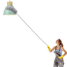 Deals and Offers on Home Improvement - Microfiber Telescoping Duster with Extendable Stainless Steel 100 inches Pole, Washable Bendable Head and Scratch-Resistant Cap Duster Deals, Discounts & Offers on Home Improvement - Microfiber Telescoping Duster with Extendable Stainless Steel 100 inches Pole, Washable Bendable Head and Scratch-Resistant Cap Duster