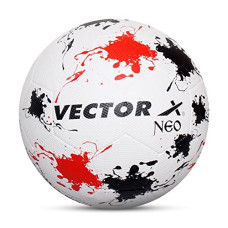 Deals and Offers on - Vector X Neo Rubber Moulded Football (Black-Red) Deals, Discounts & Offers on - Vector X Neo Rubber Moulded Football (Black-Red)