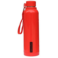 Deals and Offers on - Signoraware Insulated Steel and Outer Plastic Bottle (700ml, Red) Deals, Discounts & Offers on - Signoraware Insulated Steel and Outer Plastic Bottle (700ml, Red)