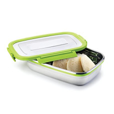 Deals and Offers on - Ganesh Craze Stainless Steel Tiffin Lunch Box Container 4 Side Clip Lock Lid Deals, Discounts & Offers on - Ganesh Craze Stainless Steel Tiffin Lunch Box Container 4 Side Clip Lock Lid