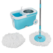Deals and Offers on Home Improvement - Presto! Elite Spin Mop with Steel Wringer and Auto-fold Handle, Blue, 2 Refills Deals, Discounts & Offers on Home Improvement - Presto! Elite Spin Mop with Steel Wringer and Auto-fold Handle, Blue, 2 Refills