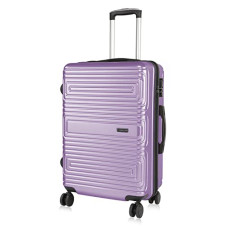 Deals and Offers on - Nasher Miles Dalhousie Hard-Sided Polycarbonate Check-in Luggage Lavender 24 inch |65cm Trolley Bag Deals, Discounts & Offers on - Nasher Miles Dalhousie Hard-Sided Polycarbonate Check-in Luggage Lavender 24 inch |65cm Trolley Bag