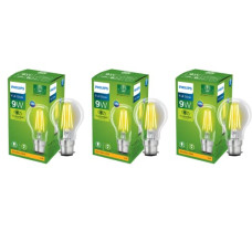 Deals and Offers on - PHILIPS Full Glow 9-watt B22 Clear LED Bulb | Warm White, Pack of 3 Deals, Discounts & Offers on - PHILIPS Full Glow 9-watt B22 Clear LED Bulb | Warm White, Pack of 3