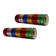 Deals and Offers on - ECLET Designer Sparkling Tape with 6 different colors (1/2 inch 12 mm) Pack of 2 Deals, Discounts & Offers on - ECLET Designer Sparkling Tape with 6 different colors (1/2 inch 12 mm) Pack of 2