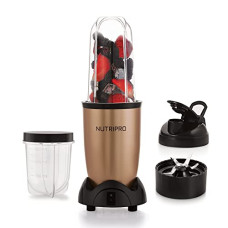 Deals and Offers on - NutriPro Juicer Mixer Grinder - Smoothie Maker - 500 Watts (2 Jars, Gold) Deals, Discounts & Offers on - NutriPro Juicer Mixer Grinder - Smoothie Maker - 500 Watts (2 Jars, Gold)