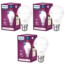 Deals and Offers on - PHILIPS Base B22D 7-Watt Led Bulb (Pack of 3, White, Cool Day Light) Deals, Discounts & Offers on - PHILIPS Base B22D 7-Watt Led Bulb (Pack of 3, White, Cool Day Light)