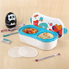 Deals, Discounts & Offers on  - Cello Doppler Insulated Lunch Box, Stainless Steel Inner, White