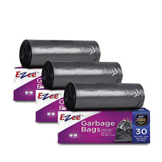 Deals and Offers on - Ezee Black Medium Garbage Bags 90 Pcs | 19 X 21 Inch | 30 Pcs x Pack of 3 | Dustbin Trash Bag Deals, Discounts & Offers on - Ezee Black Medium Garbage Bags 90 Pcs | 19 X 21 Inch | 30 Pcs x Pack of 3 | Dustbin Trash Bag