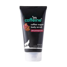 Deals, Discounts & Offers on Beauty Care - [sample] mCaffeine Sugar Body Scrub with Coffee & Pomegranate for Exfoliation & Tan Removal | 84% Removal of Dead Skin | Travel Friendly Product