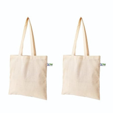 Deals and Offers on - Vantagekart Natural Cotton Plain Tote Shopping Bags with Extra Strong 13 Deals, Discounts & Offers on - Vantagekart Natural Cotton Plain Tote Shopping Bags with Extra Strong 13