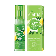 Deals, Discounts & Offers on Beauty Care - Fiama Happy Naturals Perfume Mists, Yuzu and Bergamot with citrus and aromatic notes, skin friendly PH, long lasting fragrance, 120ml bottle
